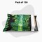 10 x 13 Thank You Tropical Palm Leaves Banana Leaf Black Poly Bag Mailer Envelopes 2 Mil